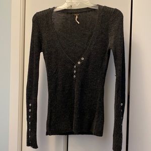 Free People gray top